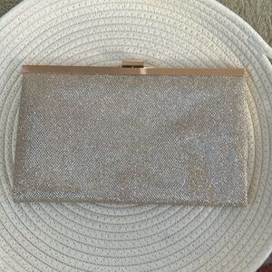 Gold evening bag